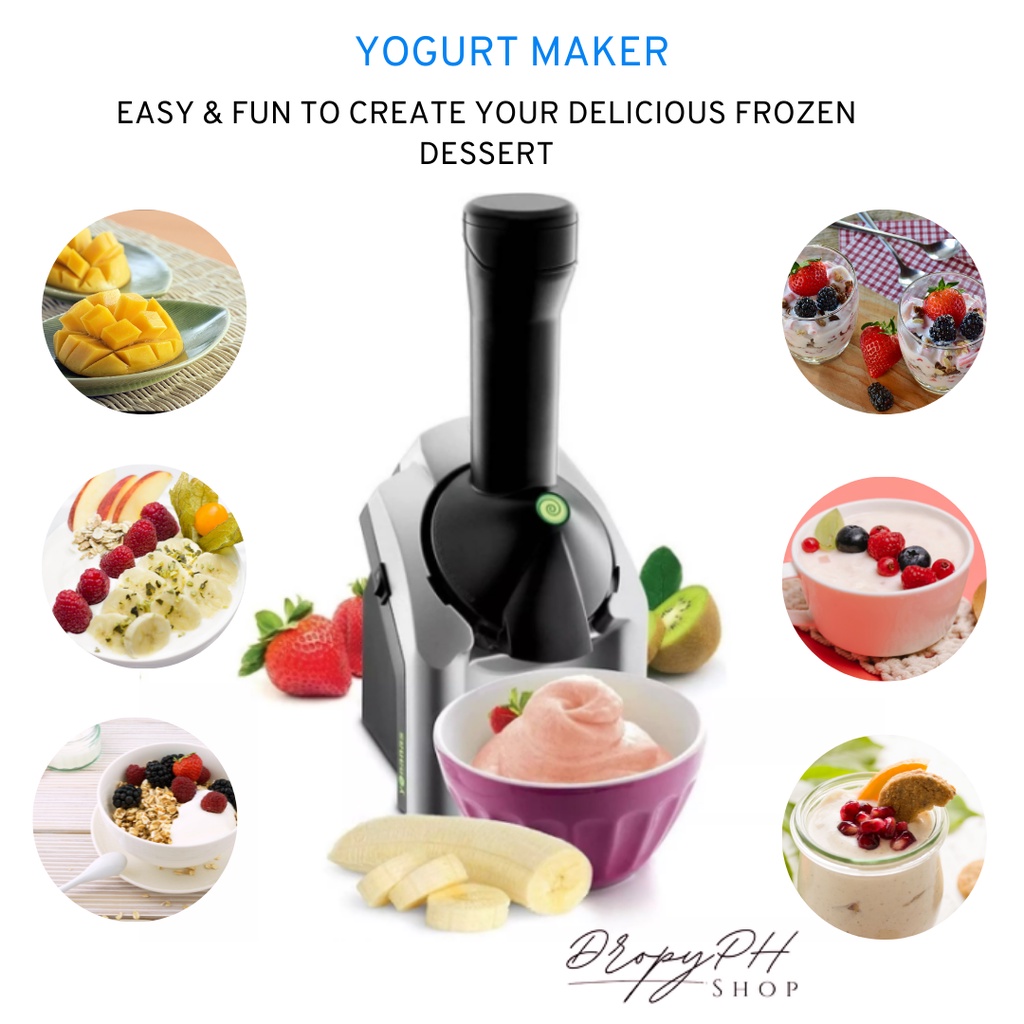 YONANA Yogurt Maker Frozen Dessert Machine Making Homemade Ice Cream