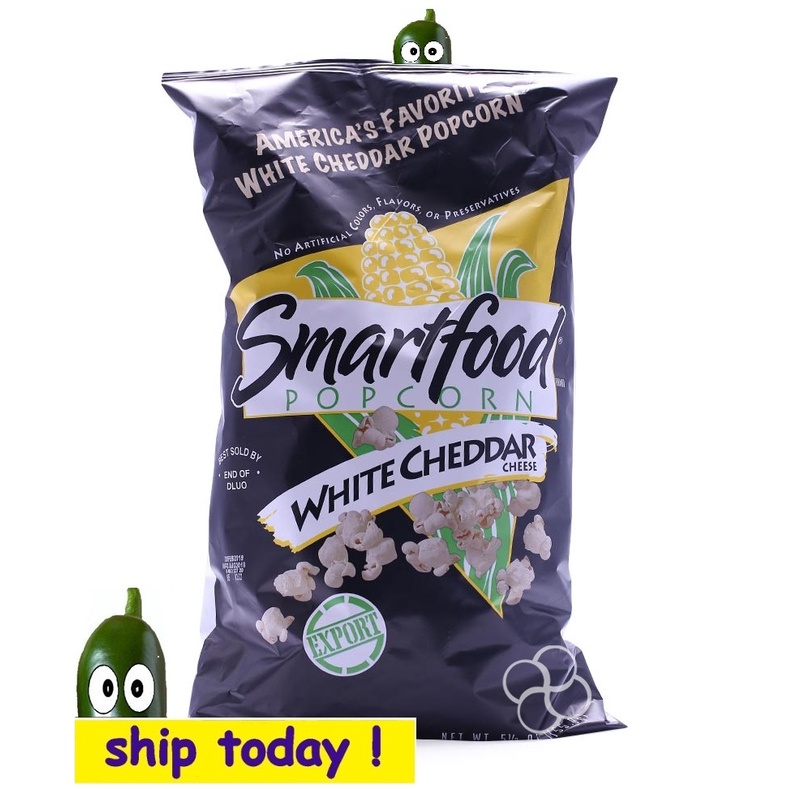 Smartfood Popcorn White Cheddar Cheese ,Smart Food Pop Corn 5.5 oz