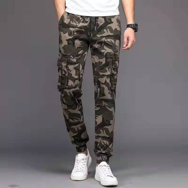 camo jogger jeans