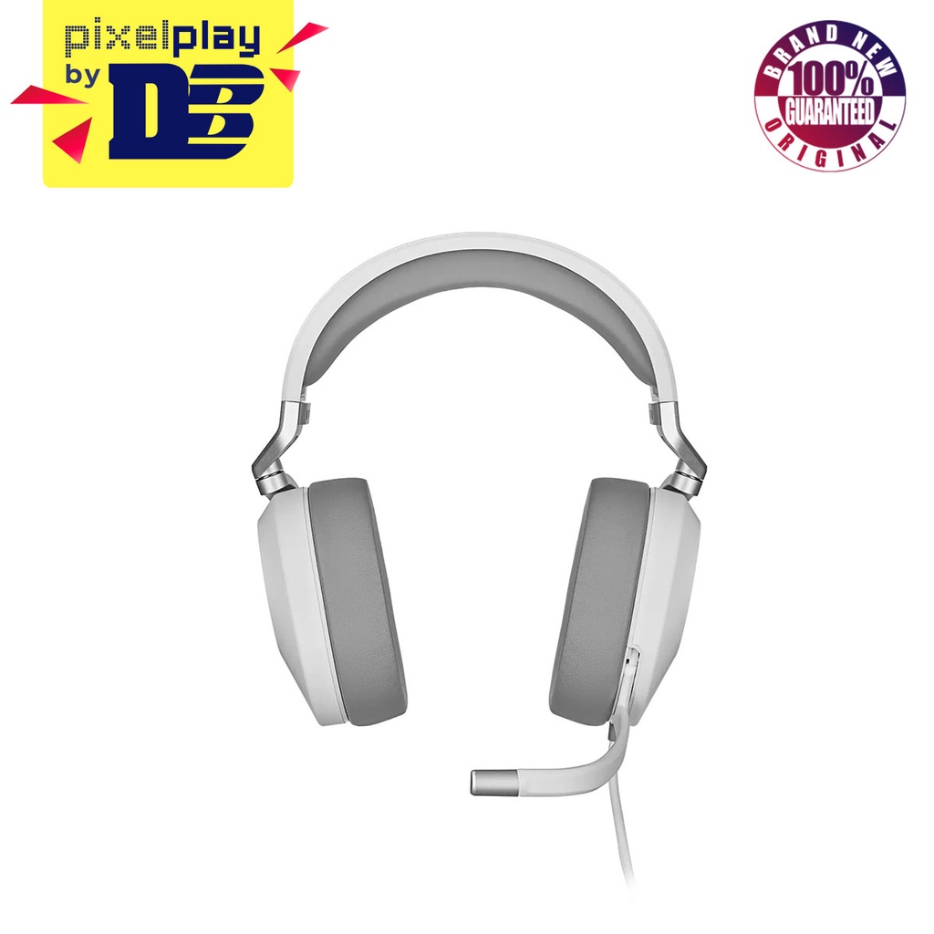 Corsair HS65 Surround Wired Gaming Headset (White) | Shopee Philippines