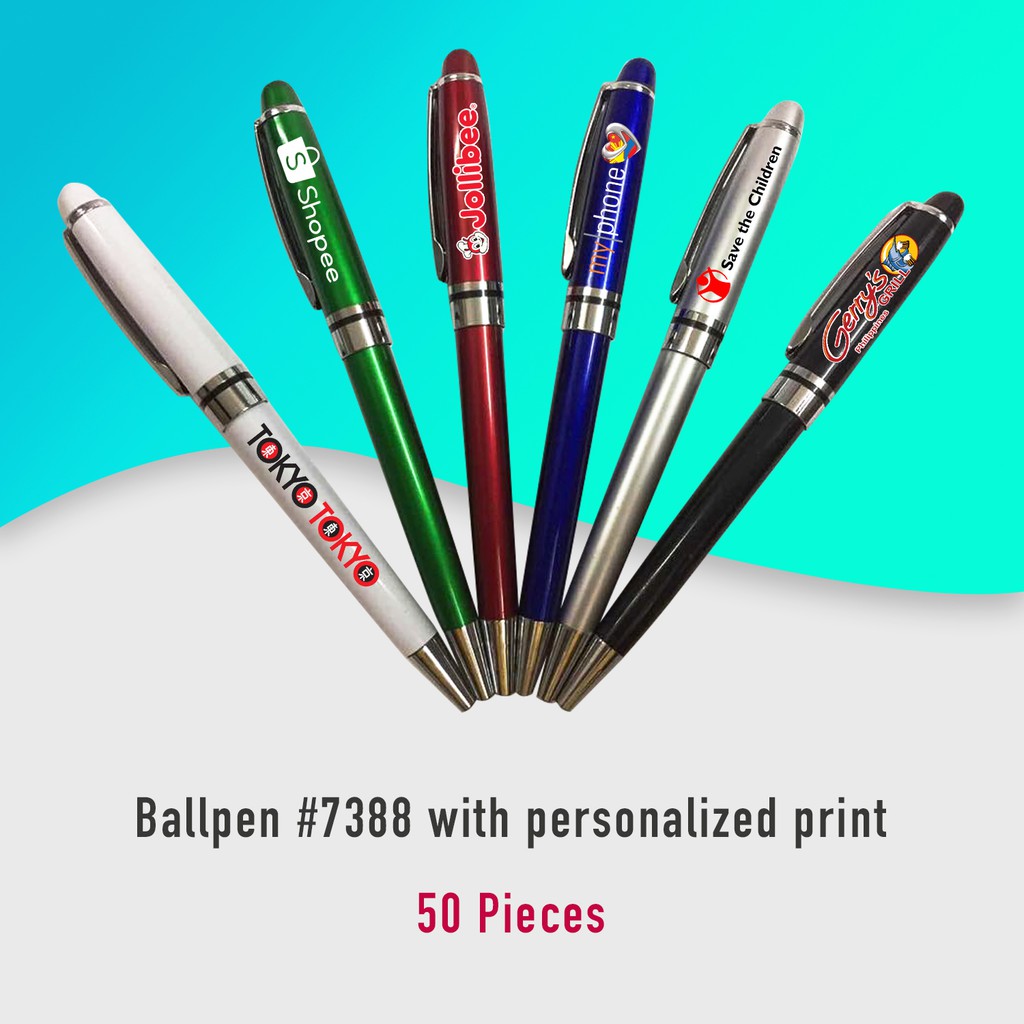 Ballpen #7388 With Personalized Print Custom Print (50 Pieces) 