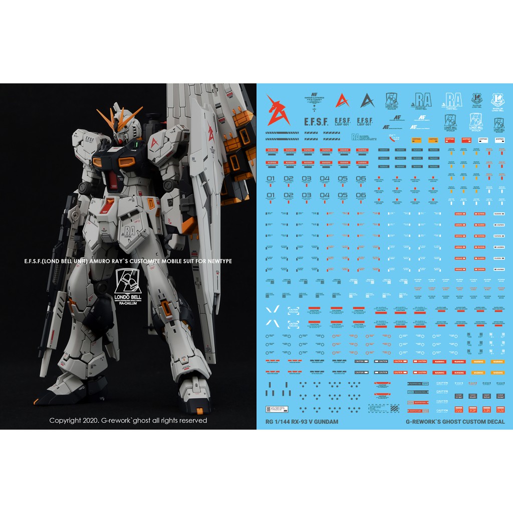 G Rework Rg Rx 93 V Gundam Nu Gundam Premium Waterslide Decals Shopee Philippines