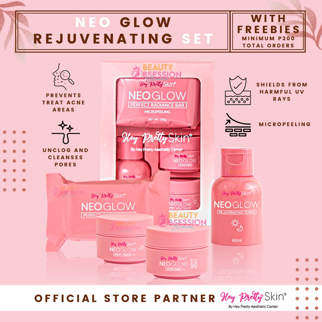 Hey Pretty Skin Neo Glow Rejuvenating Set Shopee Philippines