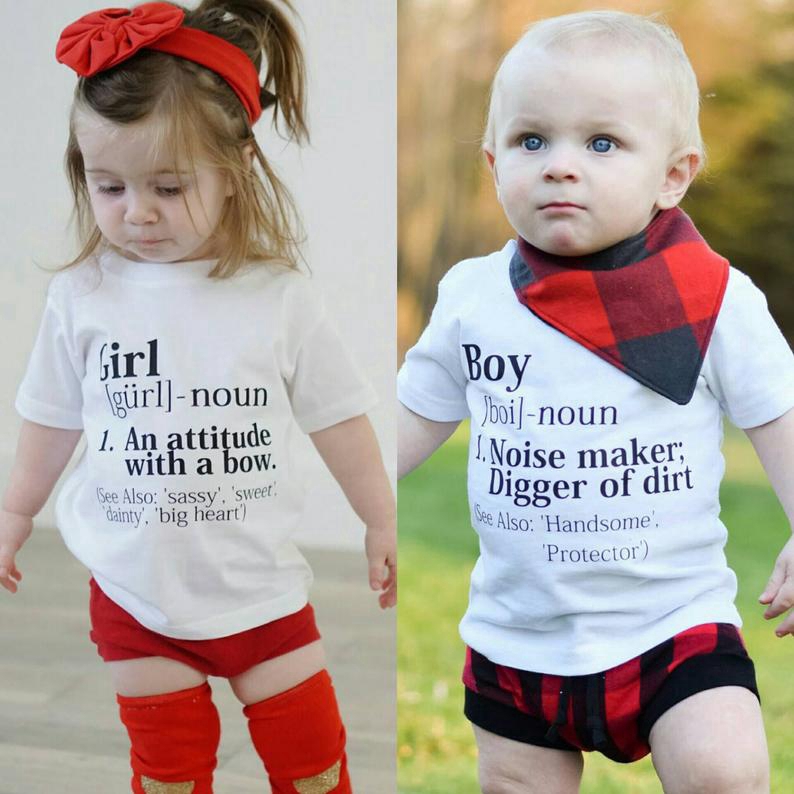 Summer Shirts Twin Baby Gift Outfits Boy Girl Short Sleeve T Shirts Summer Kids Boystwins Baby Shower Gifts T Shirt Babe Girls T Shirts Shopee Philippines