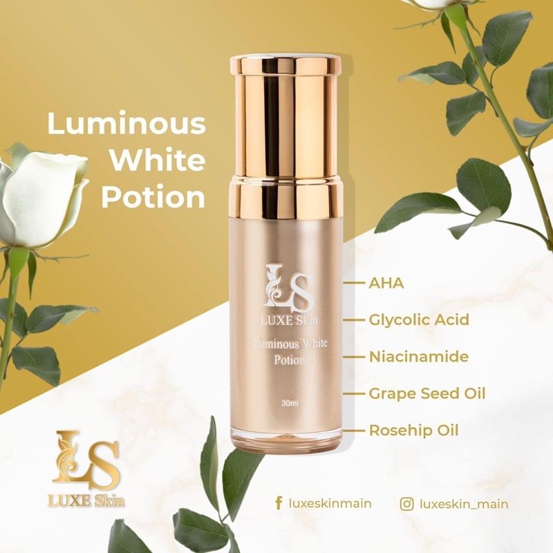 LUXE Skin Luminous White Skin Potion | Shopee Philippines