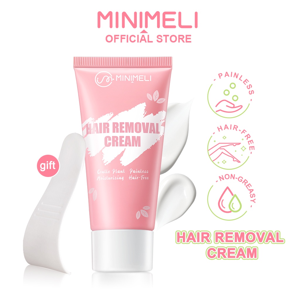 MINIMELI Hair Removal Cream Underarm Permanent No Residue Whitening