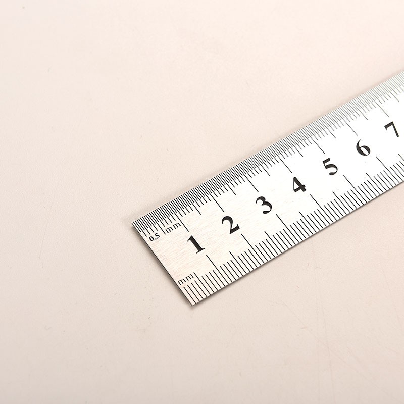30cm Stainless Metal Ruler Metric Rule Precision Double Sided Measuring ToolHJHH 