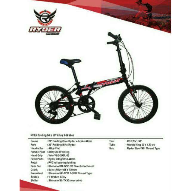 folding bike shopee