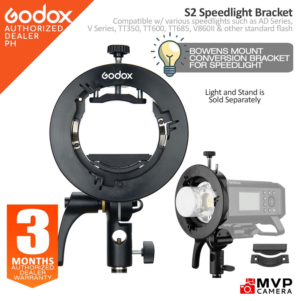 godox s2 speedlite bracket