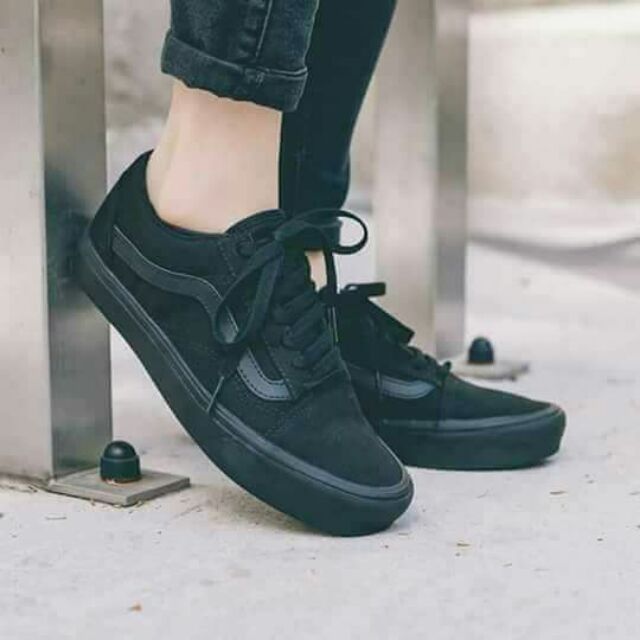 Sale Vans Old Skool All Black Shopee Philippines