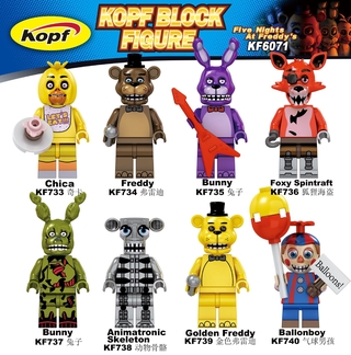 New 6pcs Lot Pvc Five Nights At Freddy S Action Figure Fnaf Bonnie Bear Dolls Toys Gift Shopee Philippines - fnaf bunny models roblox