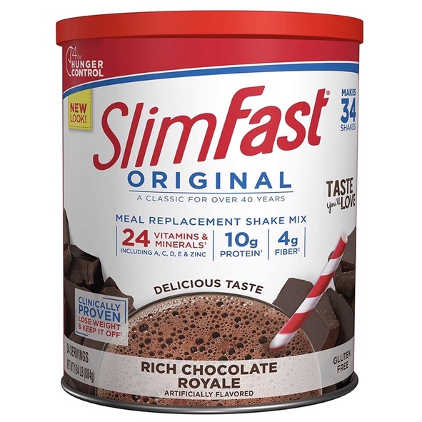 12.12 BIG SALE SlimFast Meal Replacement Powder, Original Rich, Weight ...