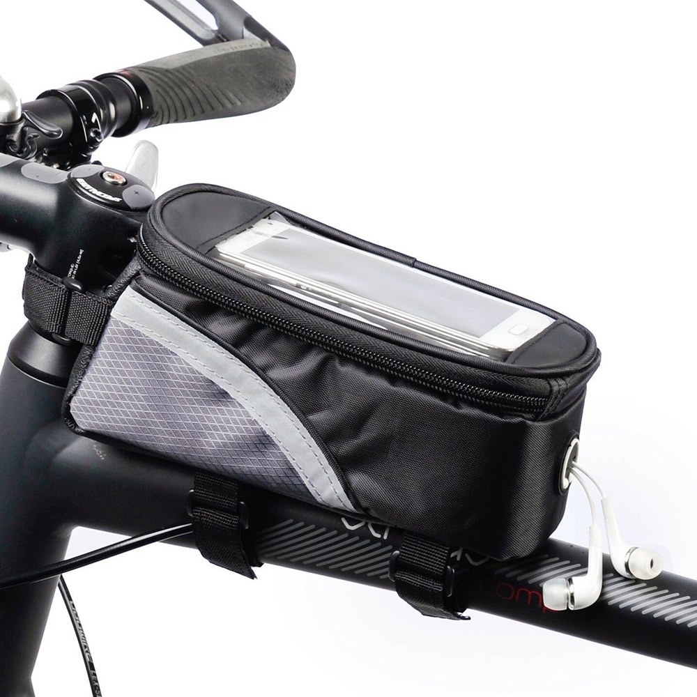 Teuen Bike Frame Bag Waterproof Bike Phone Holder Bag Ebay