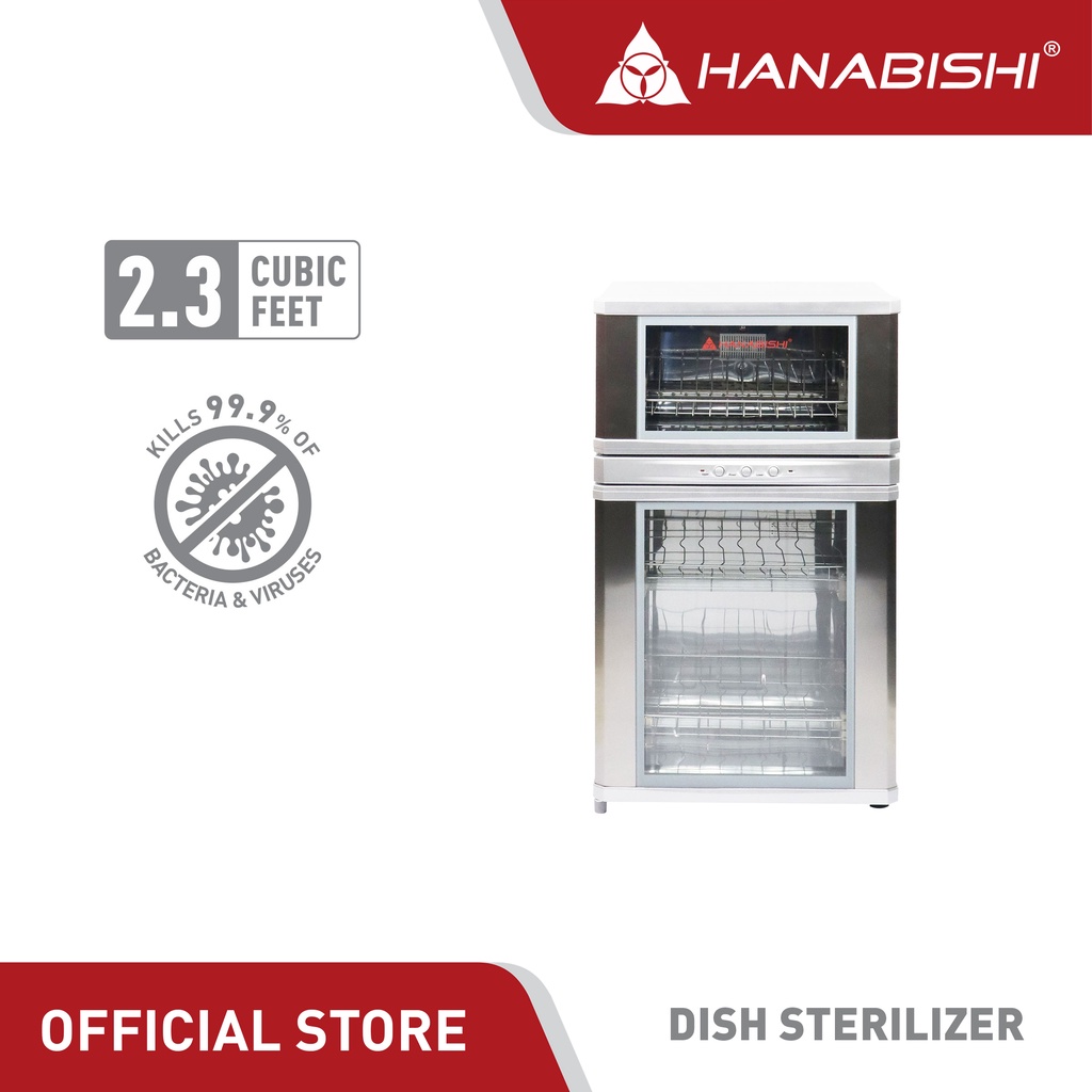 Hanabishi Dish Sterilizer HDS23CUFT 2.3 cuft Table Top Dish Washer
