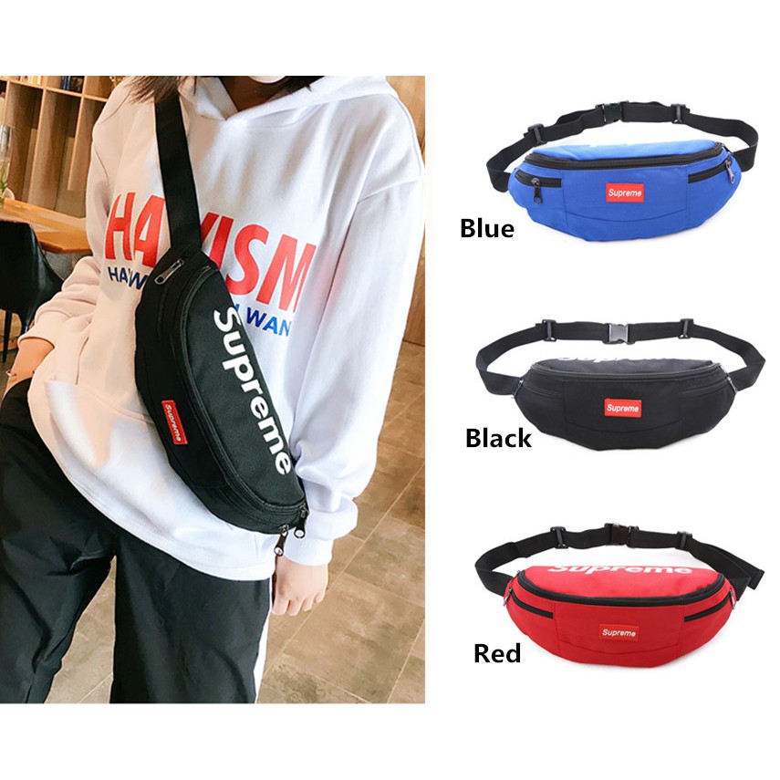 supreme waist bag men