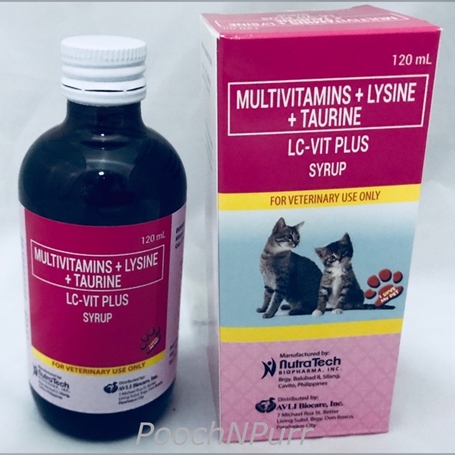 LC VIT PLUS for cats syrup 120ml Shopee Philippines