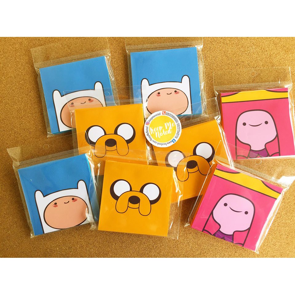 keepmenoted Adventure Time Notepads (Plain sheets inside) | Shopee ...