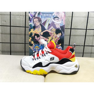 2019 Skechers X One Piece D Lites Running Shoes Sneakers Original