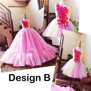7th birthday gown design