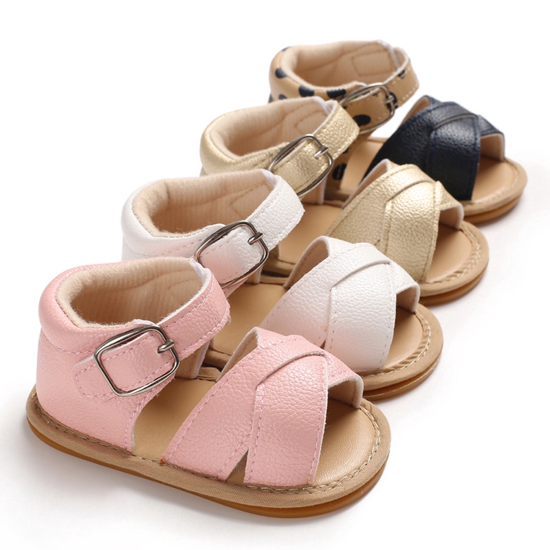 Newborn Toddler Infant Baby Girls Boys Princess Shoes Sandals Prewalker ...