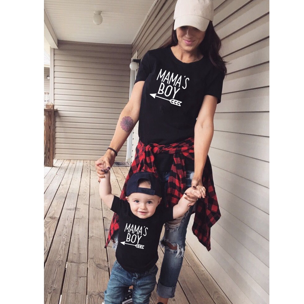 mama's boy t shirt baby