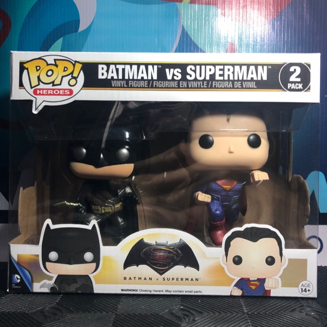Funko Pop Batman v. Superman No. 2 Batman vs. Superman | Shopee Philippines