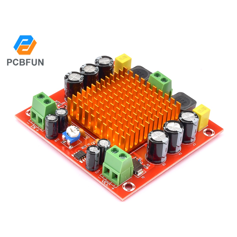 Pcbfun XhM544 Sound Digital Amplifier Mono 80W Power Board Domestic Chip Audio Dc1224V