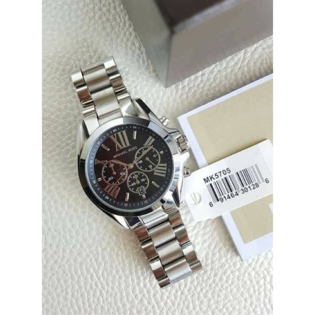 michael kors bradshaw watch silver