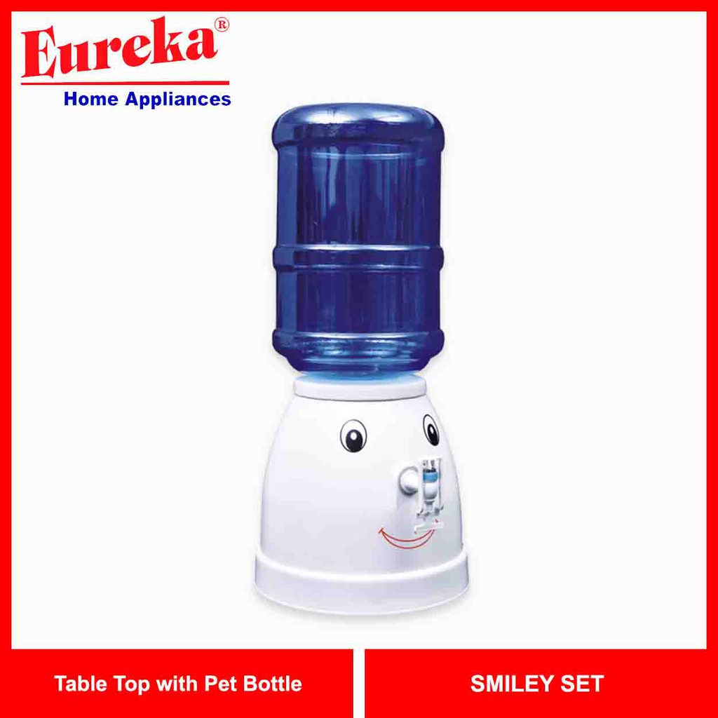 Eureka SMILEY SET Table Top Water Dispenser with Pet Bottle Shopee