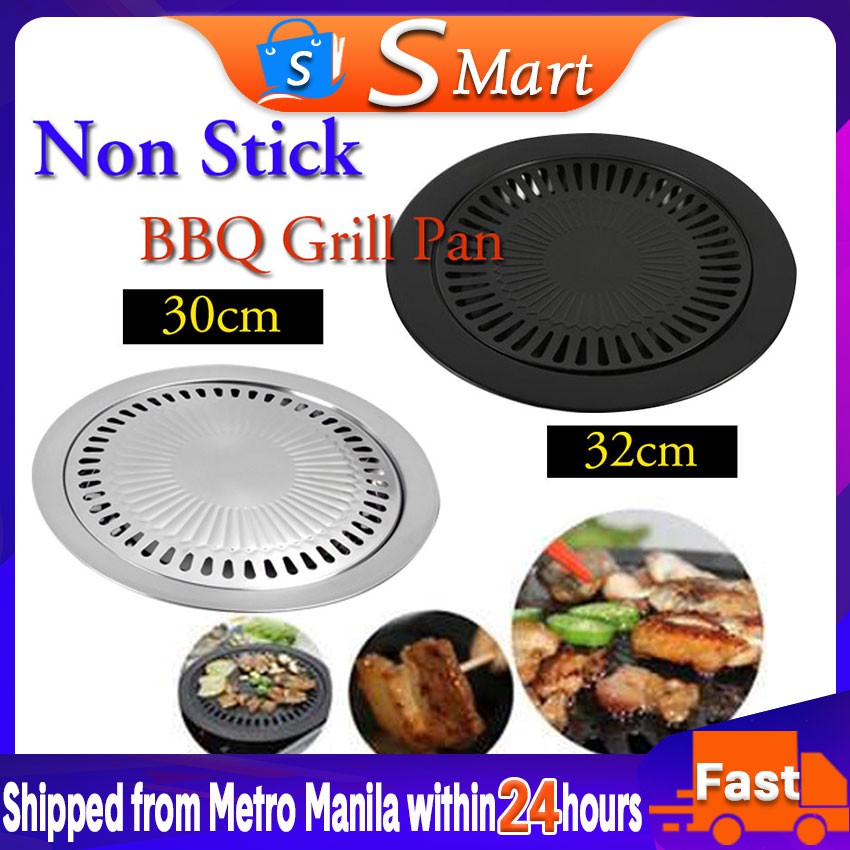 NonStick Barbecue Outdoor BBQ Pan Tray Barbecue Roasting Pan Baking BBQ Cooking Grill Pan