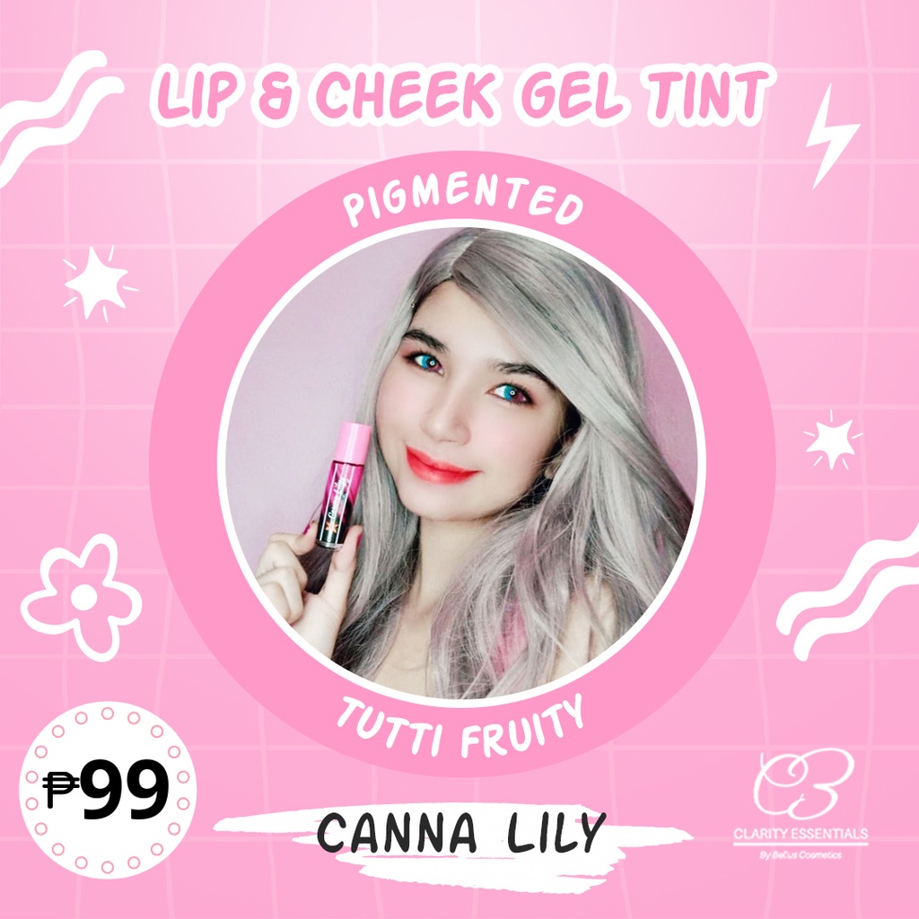 Canna Lily Shade Lip and Cheek Tint Gel based Lip Stain Bellus