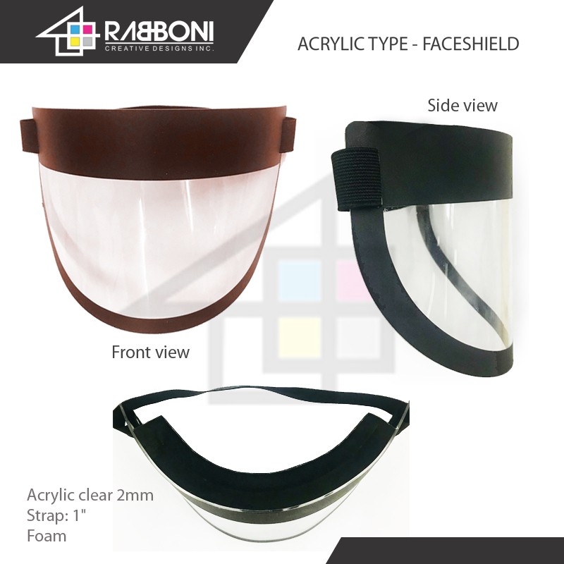 Acrylic Face Shield Anti Covid | Shopee Philippines