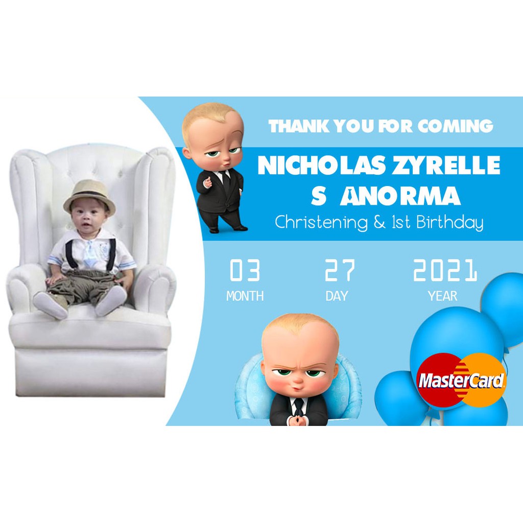 Ref Souvenir (boss baby theme) Shopee Philippines