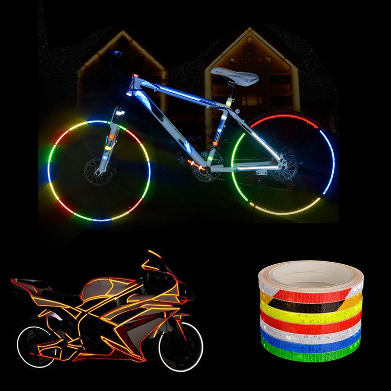 reflective tape bike frame