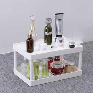 Cy 2 Layers Cosmetics Storage Rack Office Shelf Desk Organizer Stationary Container Sundries Stand #4