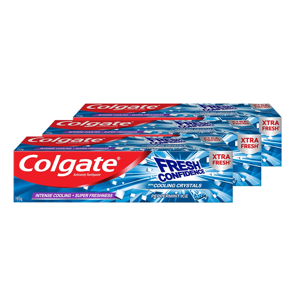 Colgate Fresh Confidence Peppermint Ice Toothpaste for Fresh Breath