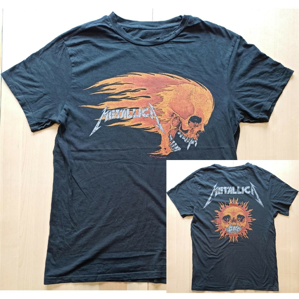 h&m metallica shirt womens