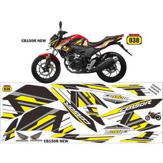 Striping Variations Of New Cb 150 R Variations Of Cb 150 R New Decal Cb150r Shopee Philippines