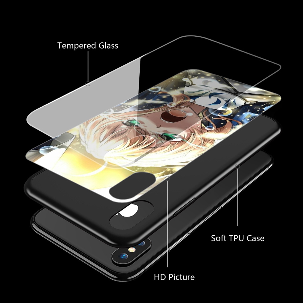 Fate Grand Order Iphone 11 Pro Xs Max Xr X 8 7 6 6s Plus Tpu Tempered Glass Case Shopee Philippines