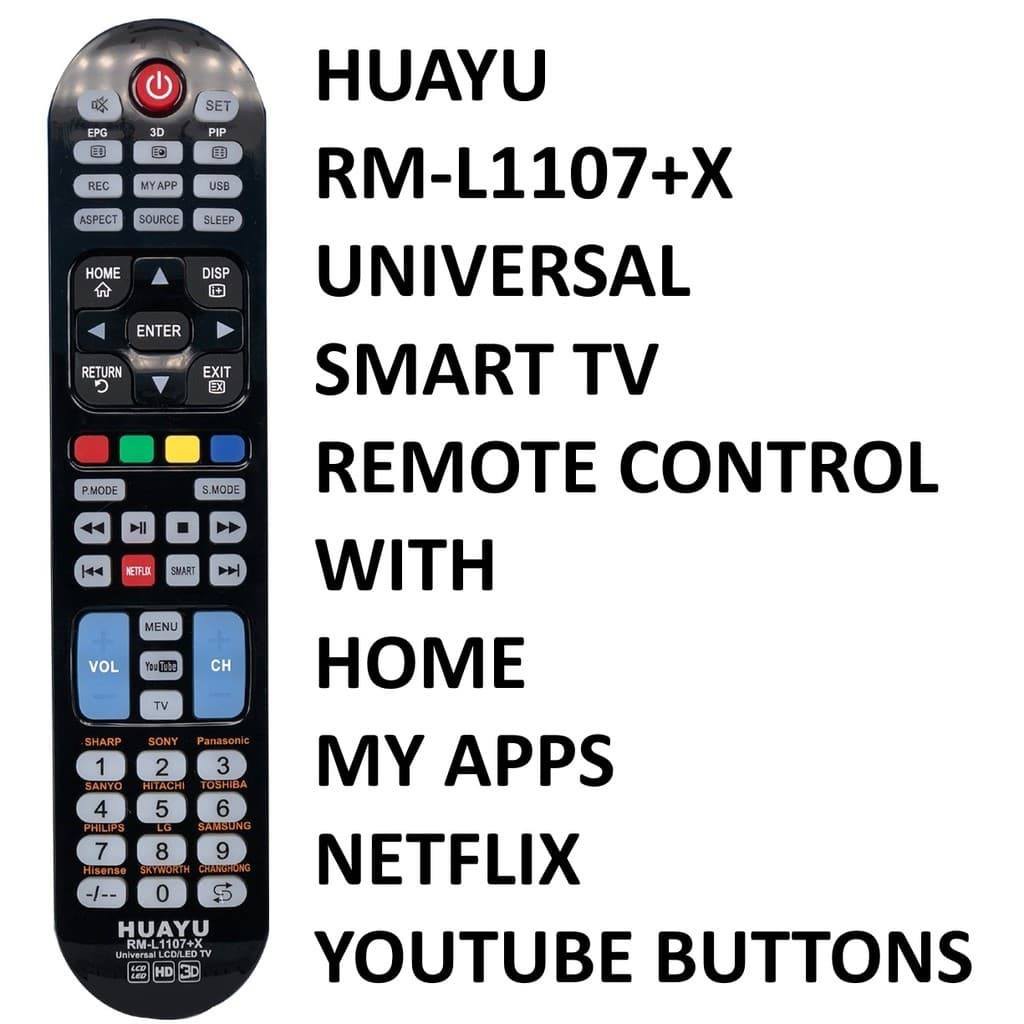 TKK Huayu RML1107+X RML1098+X Universal Smart TV Remote Control With
