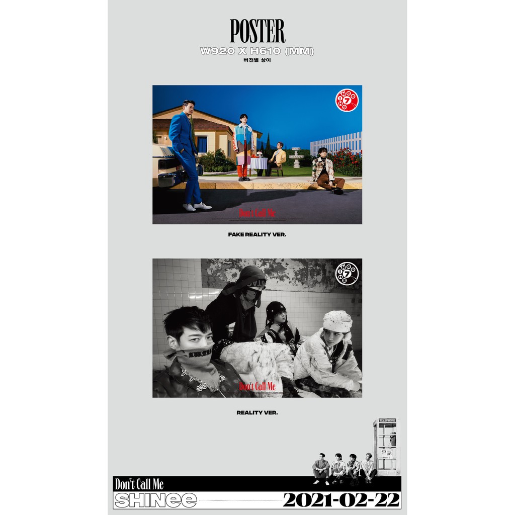 Official K Pop Shinee Don T Call Me Photobook Ver Random Cover Shopee Philippines
