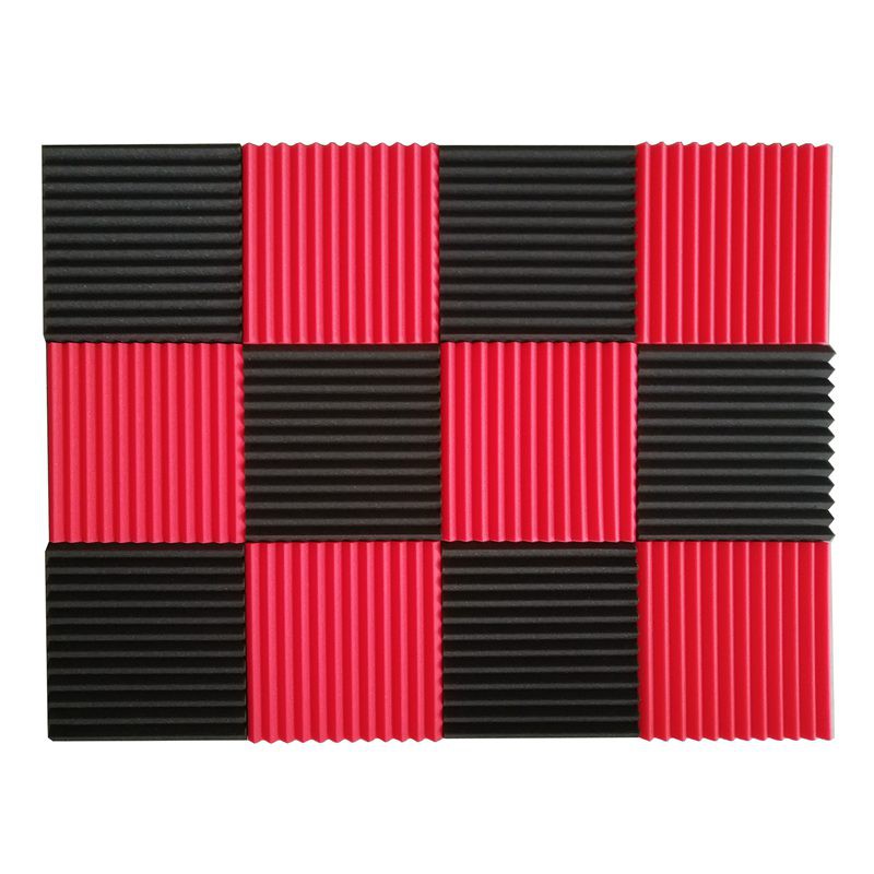 12 Pcs Acoustic Panels Soundproofing Foam Acoustic Tiles Studio Foam Sound Wedge Shopee