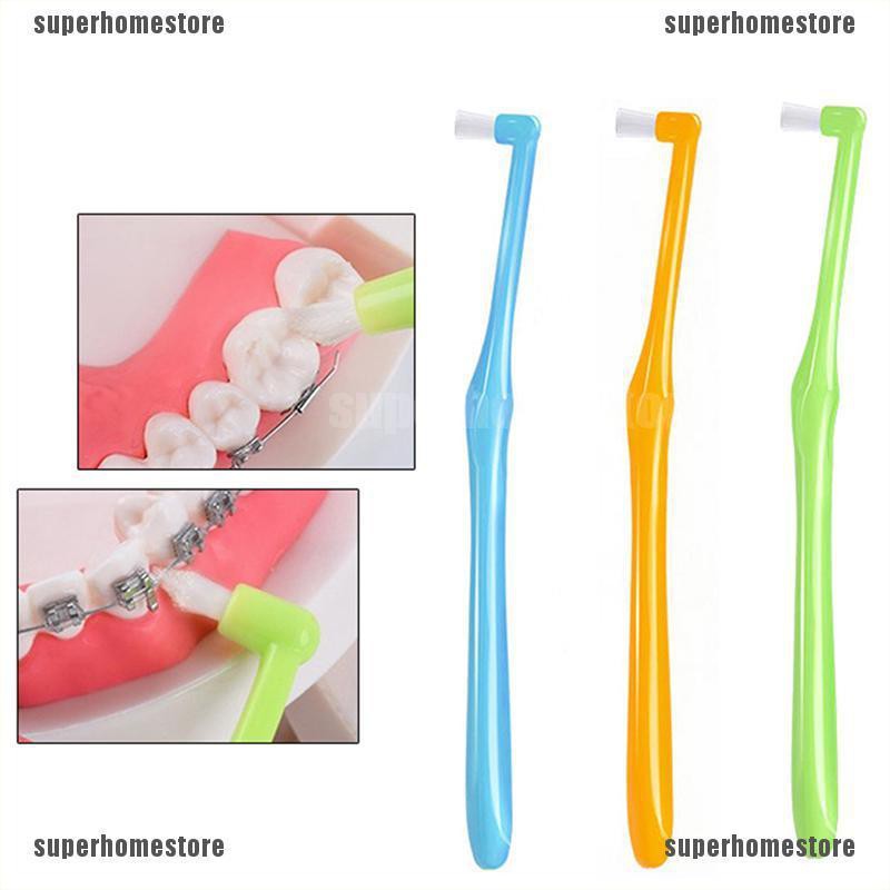SPH spannew Soft Flat Bristle Orthodontic Braces Cleaners Floss