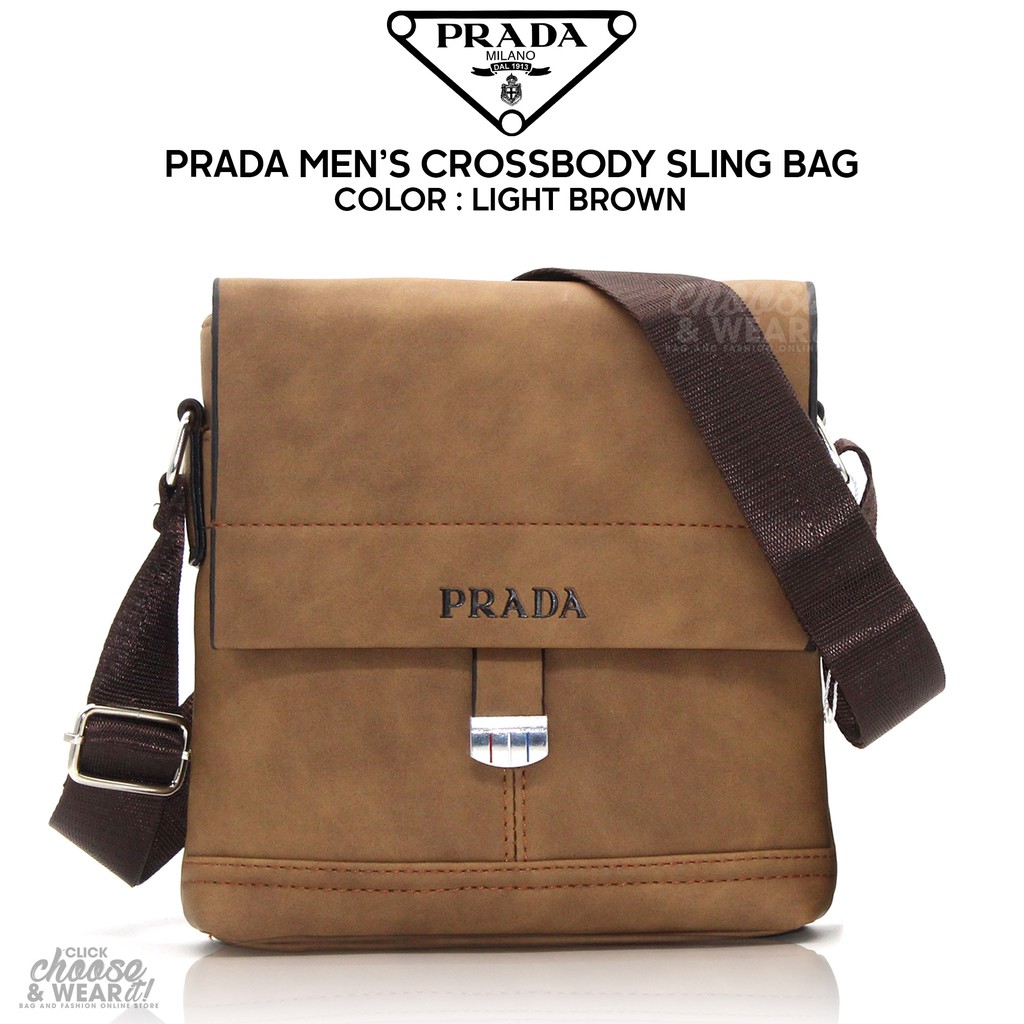 prada crossbody messenger bag