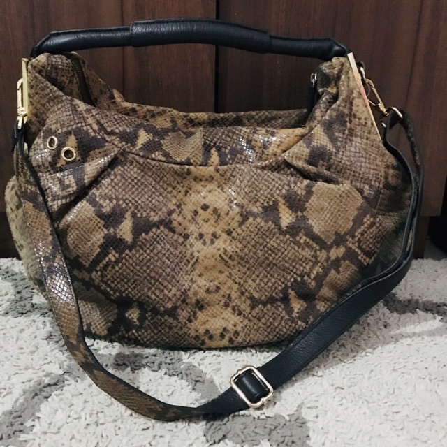 snakeskin bag