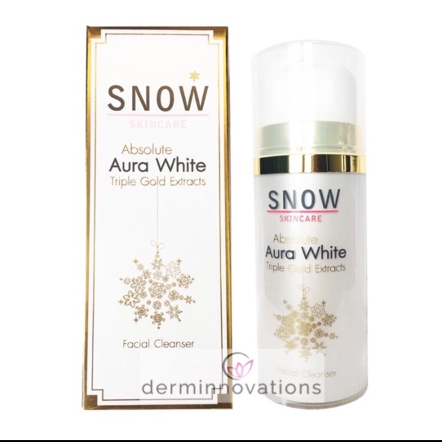 SNOW Skin care Absolute Aura White Facial Cleanser Shopee Philippines