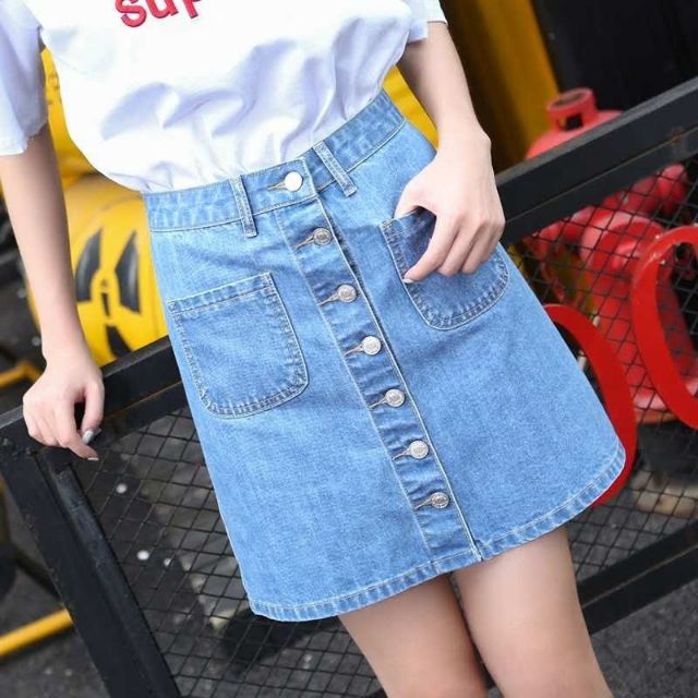 high waist palda maong