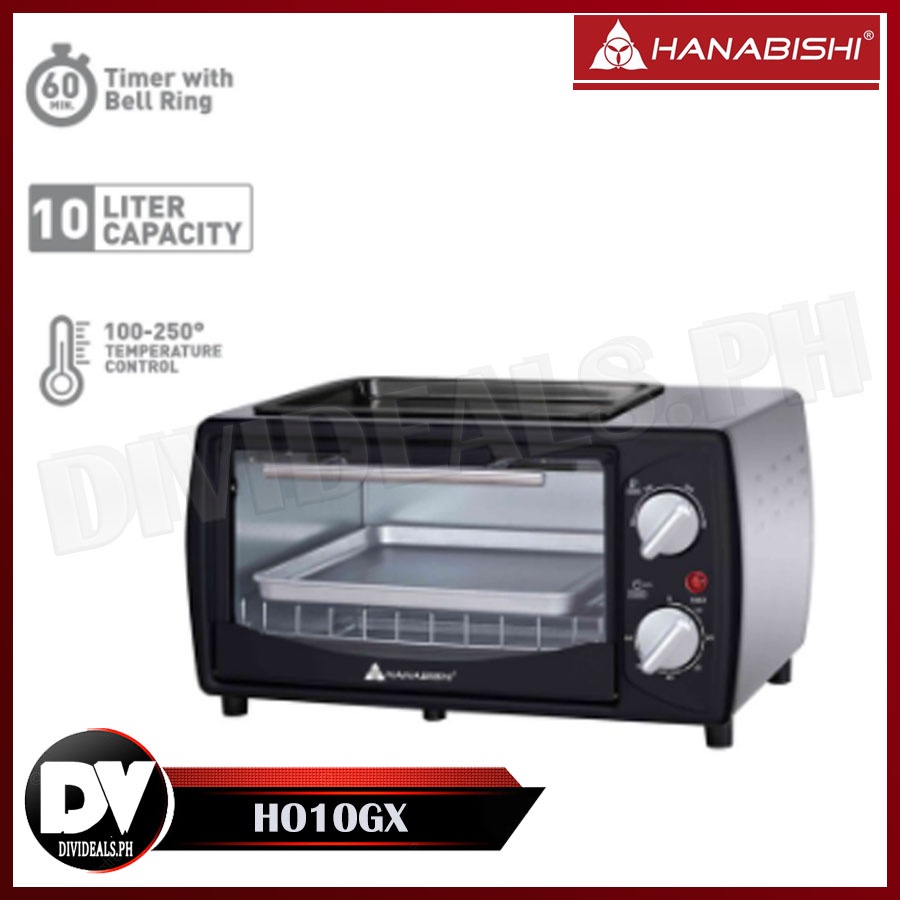 Hanabishi Oven Toaster HO10GX With Griller on Top Shopee Philippines
