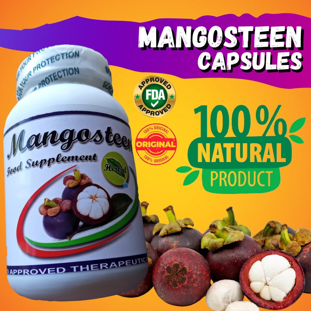 100 TESTED NATURAL HERBS MANGOSTEEN CAPSULES Shopee Philippines