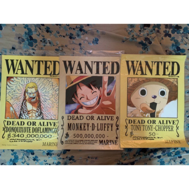 Wanted Poster One Piece Cash On Delivery Shopee Philippines